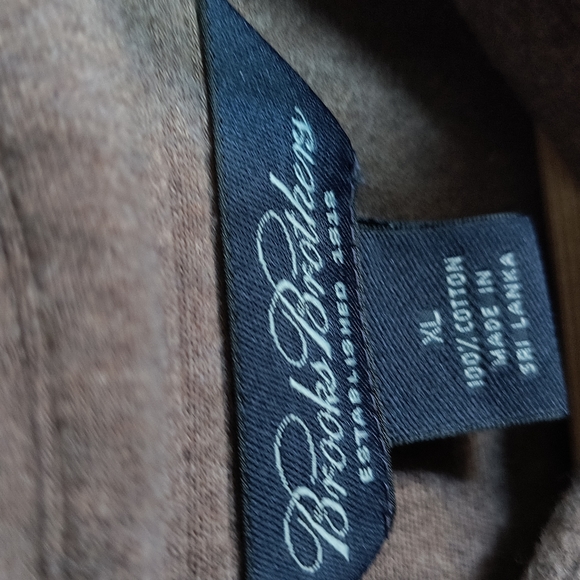 Brooks Brothers Heathered Brown Long Sleeve Button Down Sz XL Mens - Picture 2 of 14